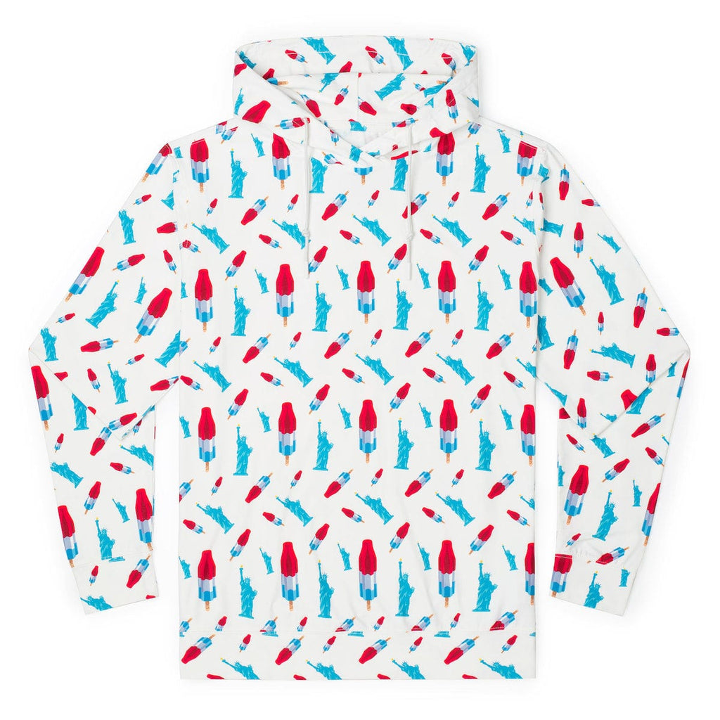 RSVLTS America Pops & Freedom Performance Hoodie — front view