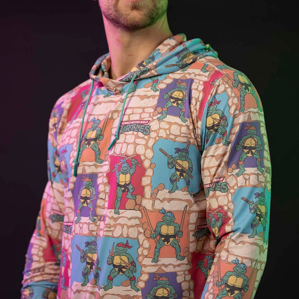 RSVLTS Cowabunga Covers Performance Hoodie in Brown — detail 4
