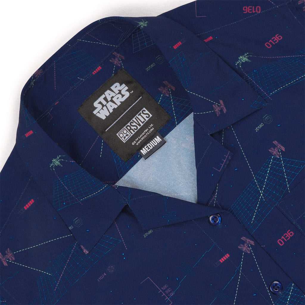 RSVLTS Starcade Women's KUNUFLEX Short Sleeve Shirt in Blue — detail 10