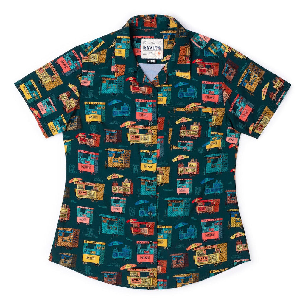 RSVLTS A La Cart Women's KUNUFLEX Short Sleeve Shirt — front view