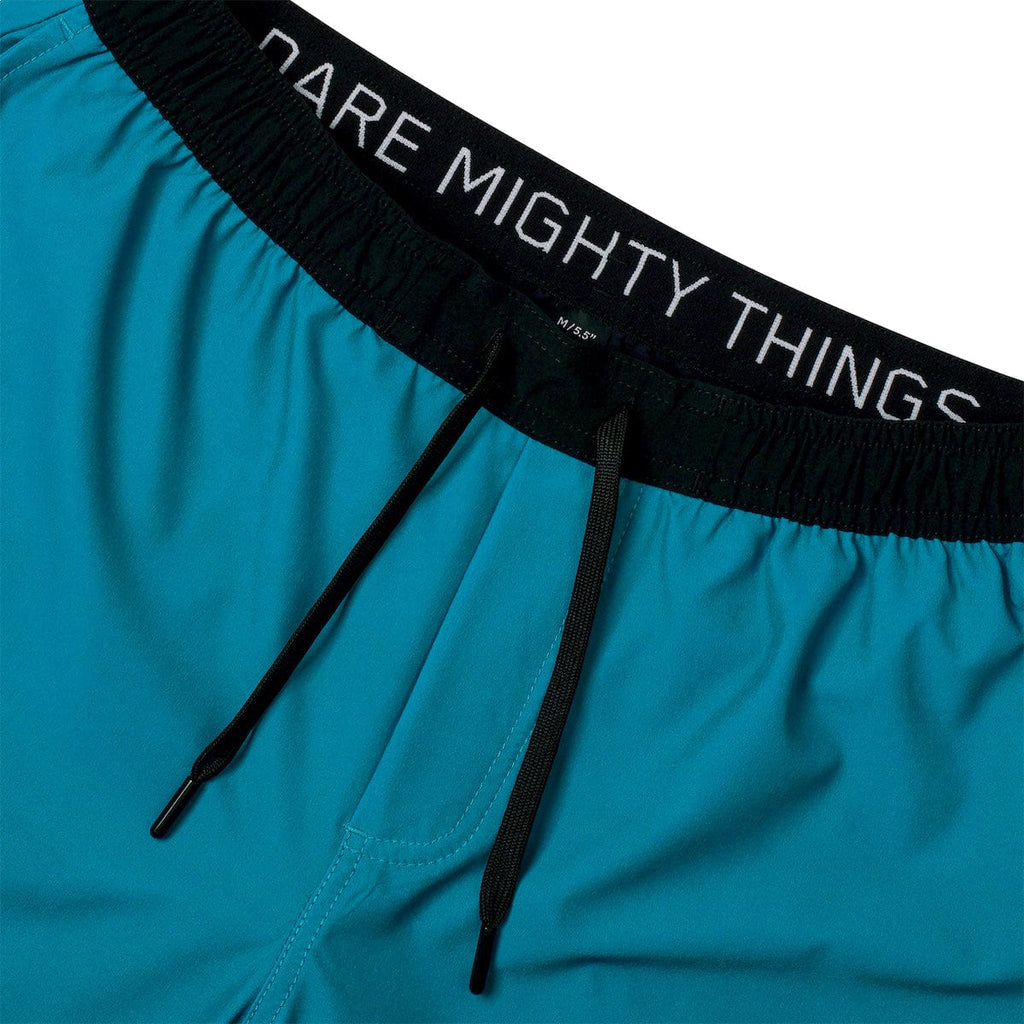 RSVLTS Blue Ribbon V1 Lined Training Shorts in Blue — detail 8