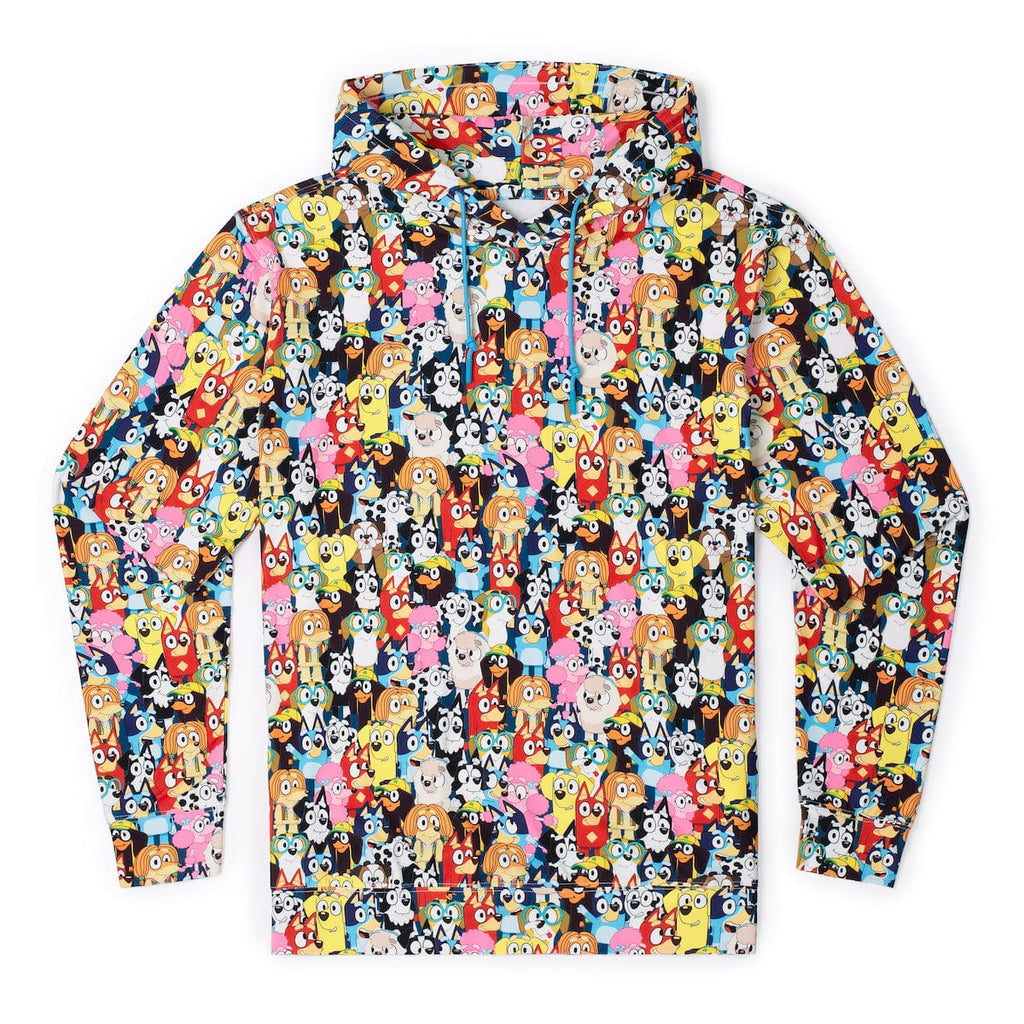 RSVLTS Primary Pals Performance Hoodie in Multicolor — front view