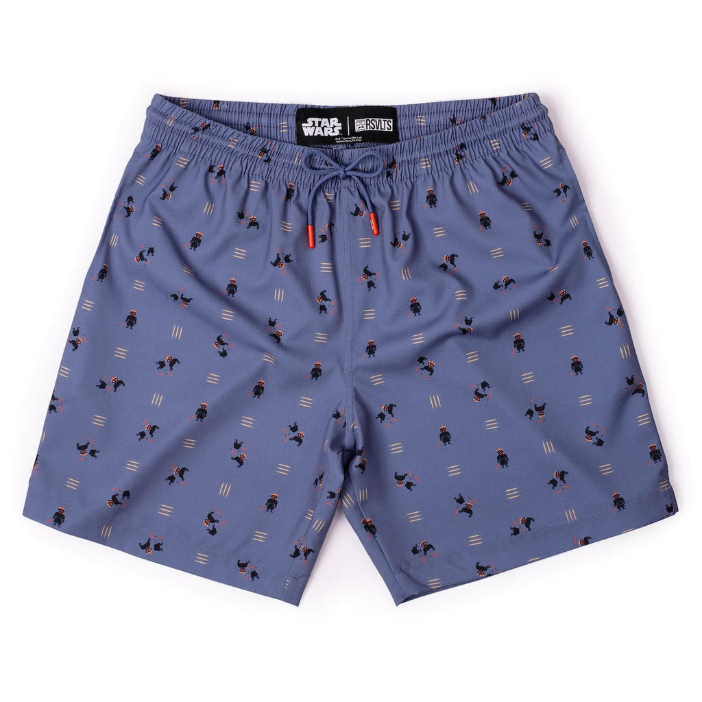 RSVLTS Darth Maul'd Hybrid Shorts in Blue — detail 7