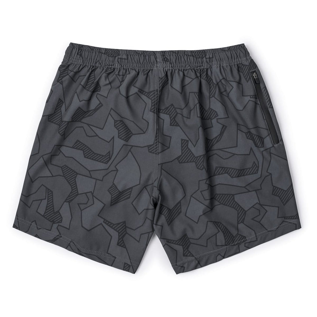 RSVLTS Tectonic V1 Lined Training Shorts in Gray — detail 9
