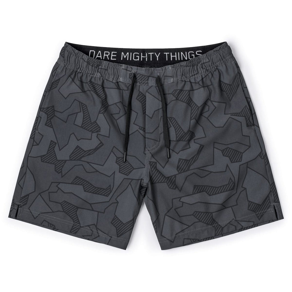 RSVLTS Tectonic V1 Lined Training Shorts in Gray — detail 10