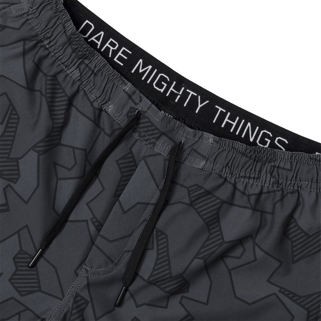 RSVLTS Tectonic V1 Lined Training Shorts in Gray — detail 4