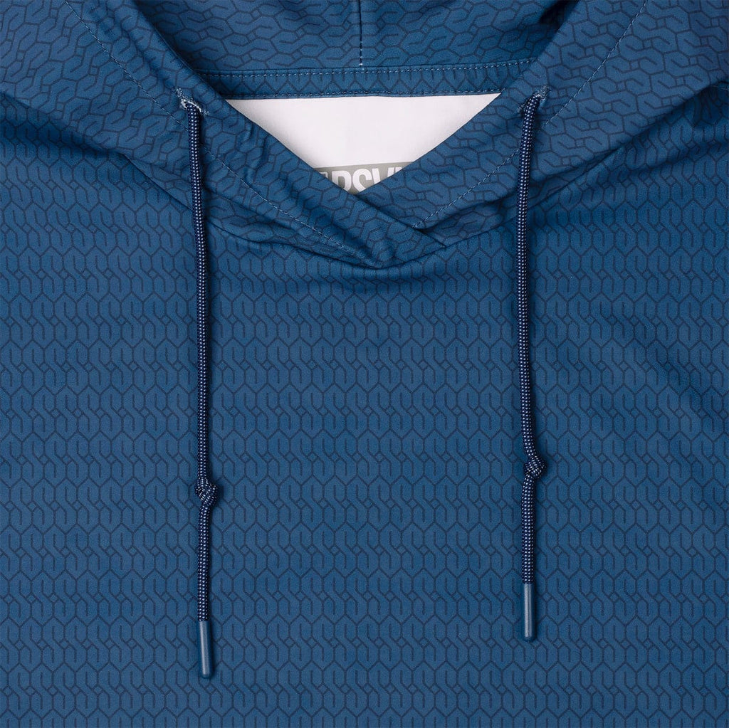 RSVLTS S Is for Legend (Navy) Performance Hoodie in Blue — detail 5