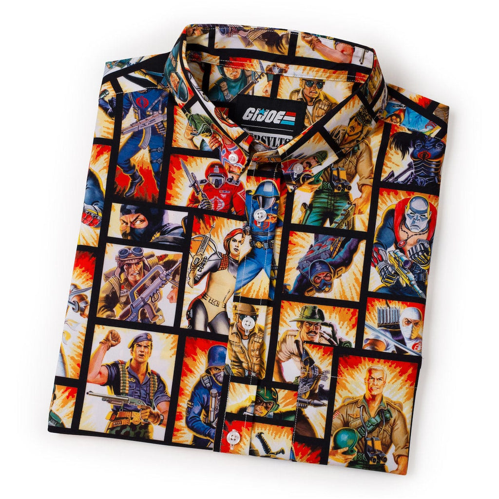 RSVLTS Yo, Joe! KUNUFLEX Short Sleeve Shirt in Multicolor — detail 11