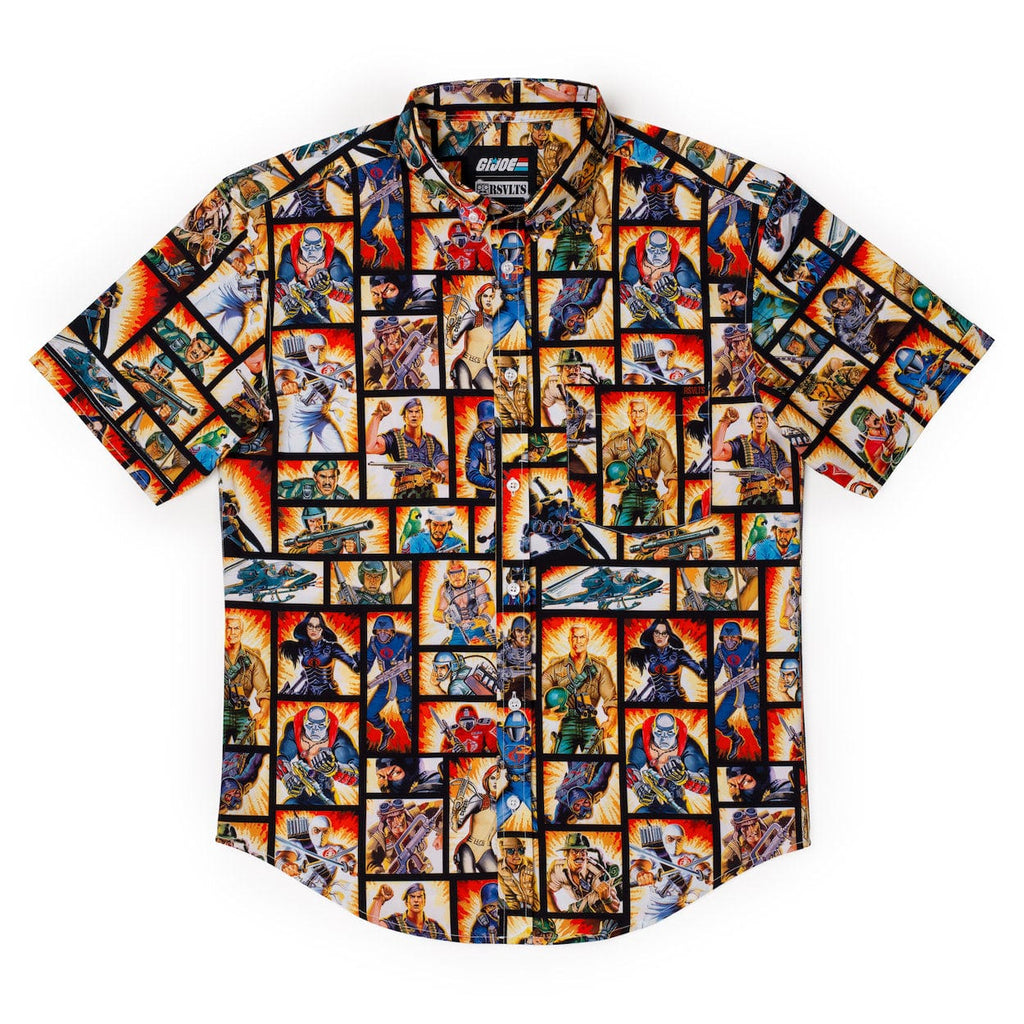 RSVLTS Yo, Joe! KUNUFLEX Short Sleeve Shirt in Multicolor — detail 6
