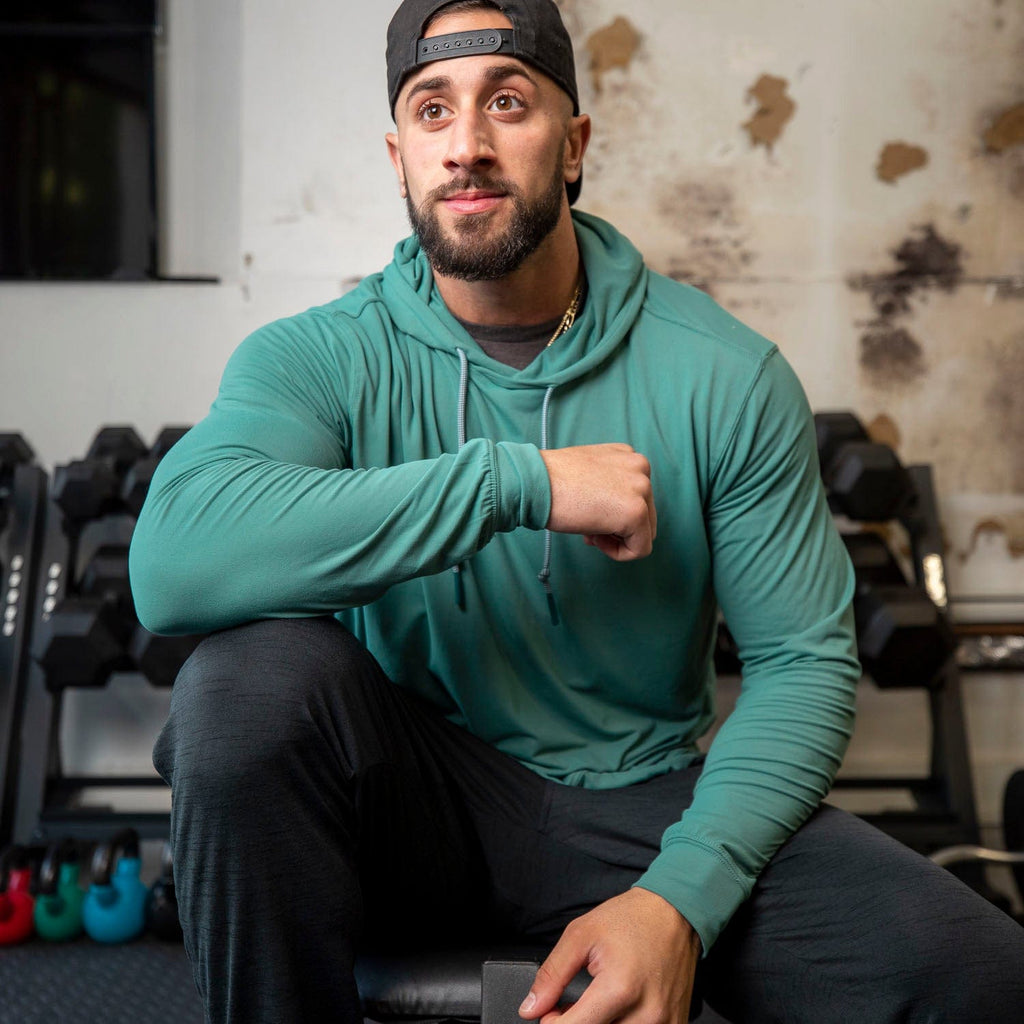 RSVLTS Prairie Blast Extreme Performance Hoodie in Green — detail 2