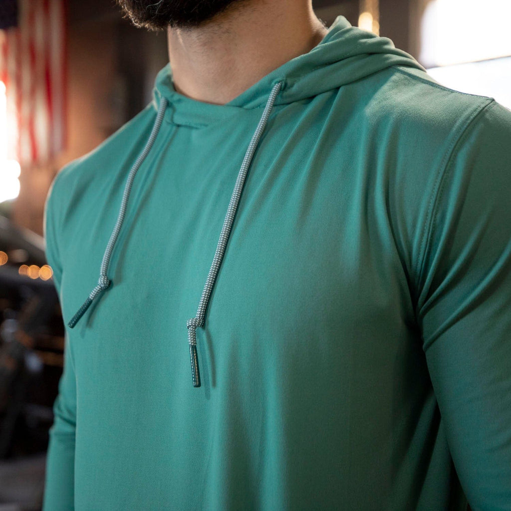 RSVLTS Prairie Blast Extreme Performance Hoodie in Green — detail 3