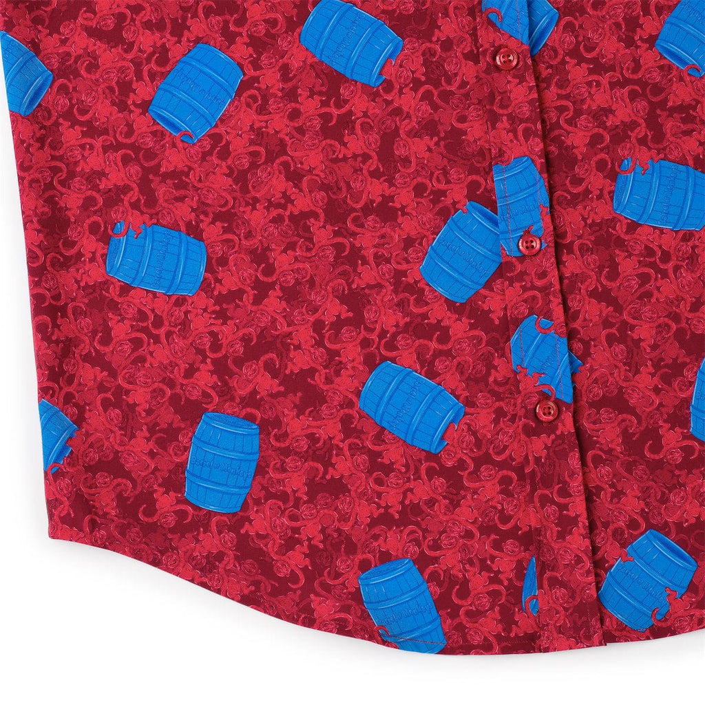 RSVLTS Monkeyin’ Around KUNUFLEX Short Sleeve Shirt in Blue — detail 9