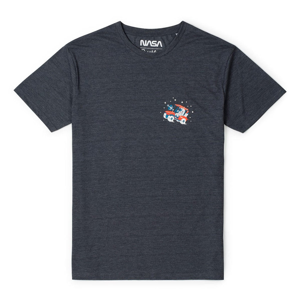 RSVLTS Moon Trap Crewneck Tee in Blue — detail 7