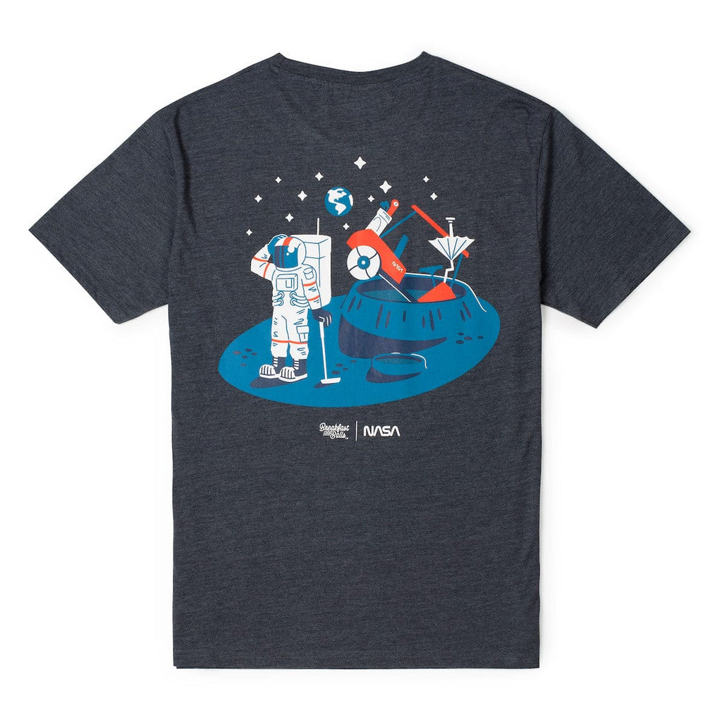 RSVLTS Moon Trap Crewneck Tee in Blue — detail 5