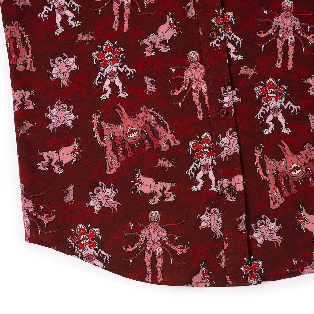 RSVLTS Vecna and Friends KUNUFLEX Short Sleeve Shirt in Brown — detail 9