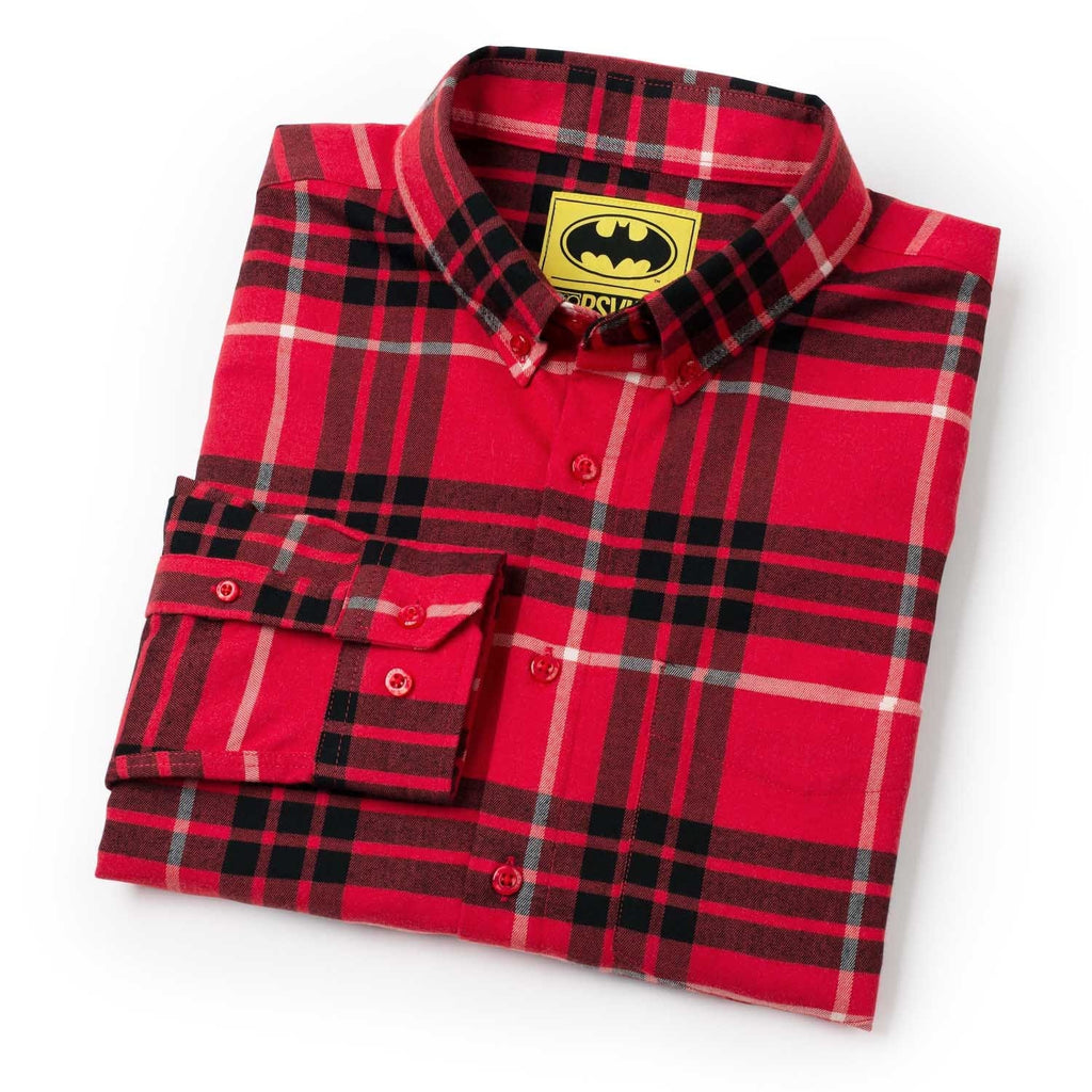 RSVLTS The Harley BorlandFlex Long Sleeve Flannel in Red — detail 9