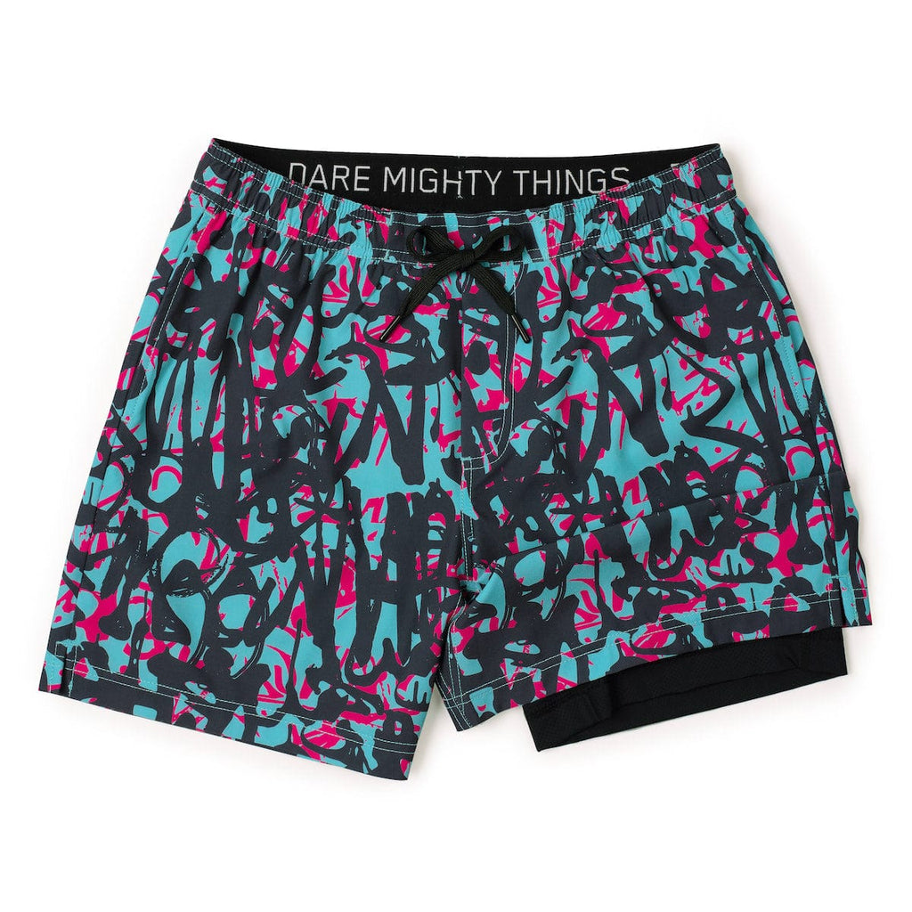 RSVLTS The Tag V1 Lined Training Shorts in Black — front view