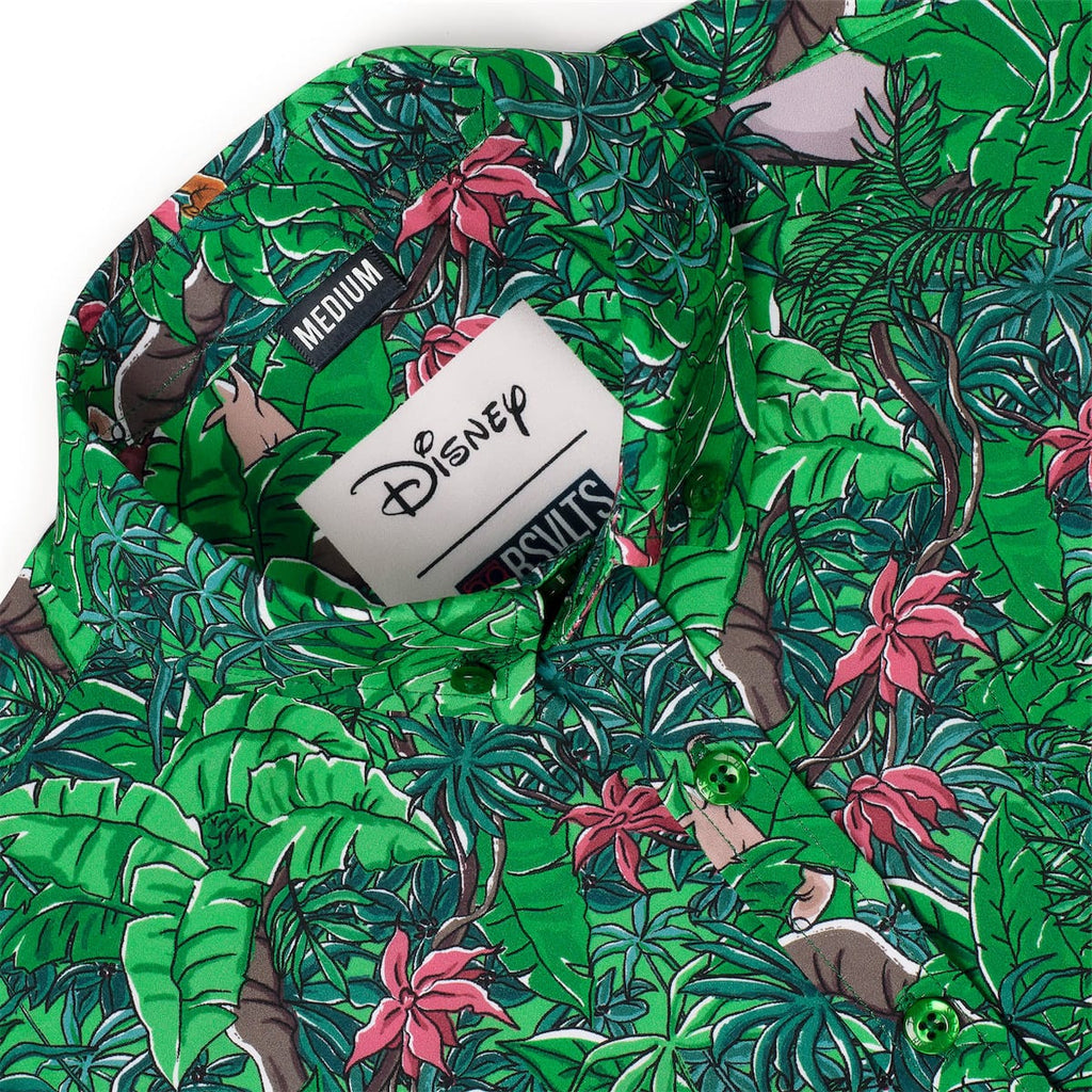 RSVLTS Baloo and the Crew Youth KUNUFLEX Short Sleeve Shirt in Green — detail 5