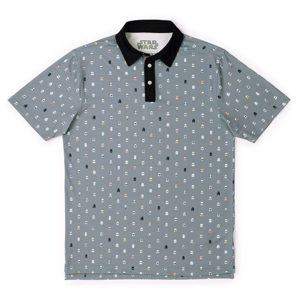 RSVLTS Lil Troopers All-Day Polo in Gray — front view