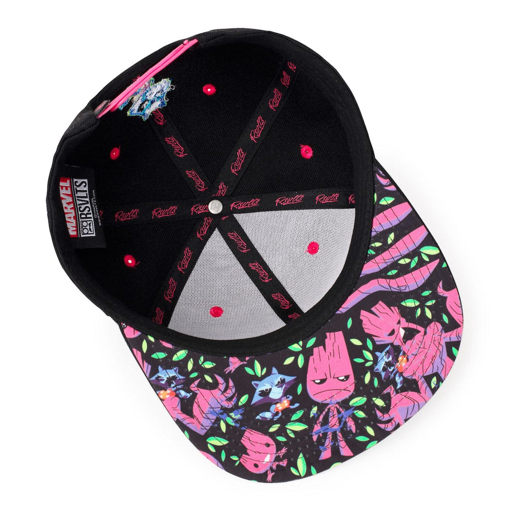 RSVLTS We Are Groot Snapback Hat in Black — detail 2