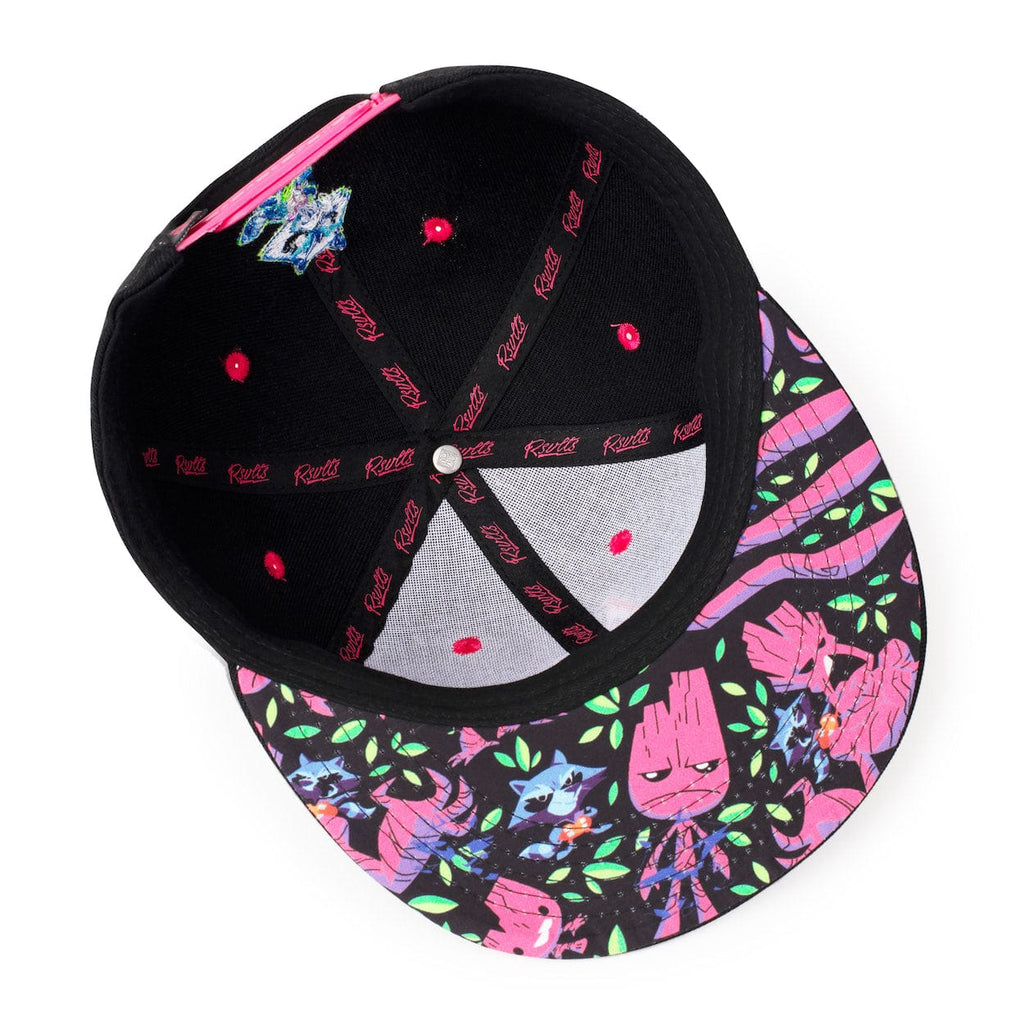 RSVLTS We Are Groot Snapback Hat in Black — detail 5