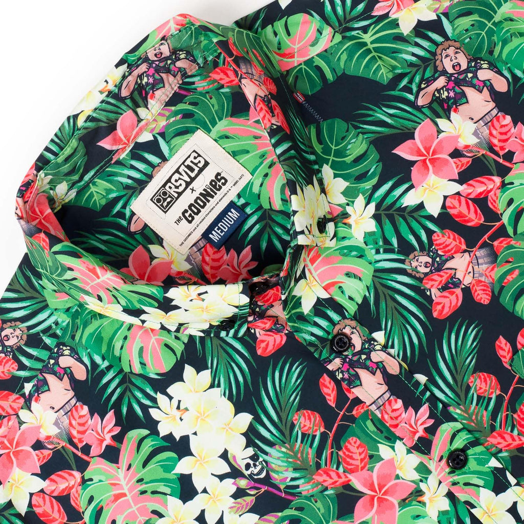 RSVLTS Truffle Shuffle KUNUFLEX Short Sleeve Shirt in Green — detail 6