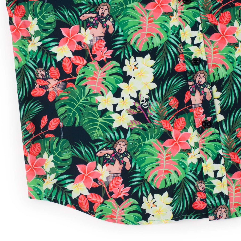 RSVLTS Truffle Shuffle KUNUFLEX Short Sleeve Shirt in Green — detail 8