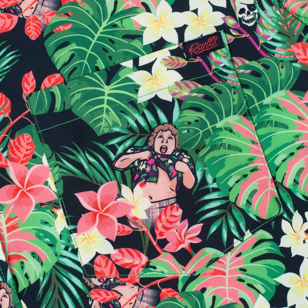 RSVLTS Truffle Shuffle KUNUFLEX Short Sleeve Shirt in Green — detail 4