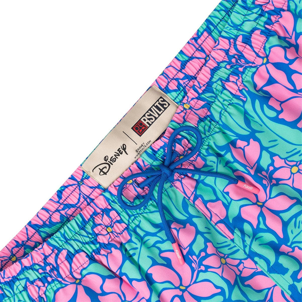 RSVLTS Mickey's Tropical Adventure Hybrid Shorts in Blue — detail 7