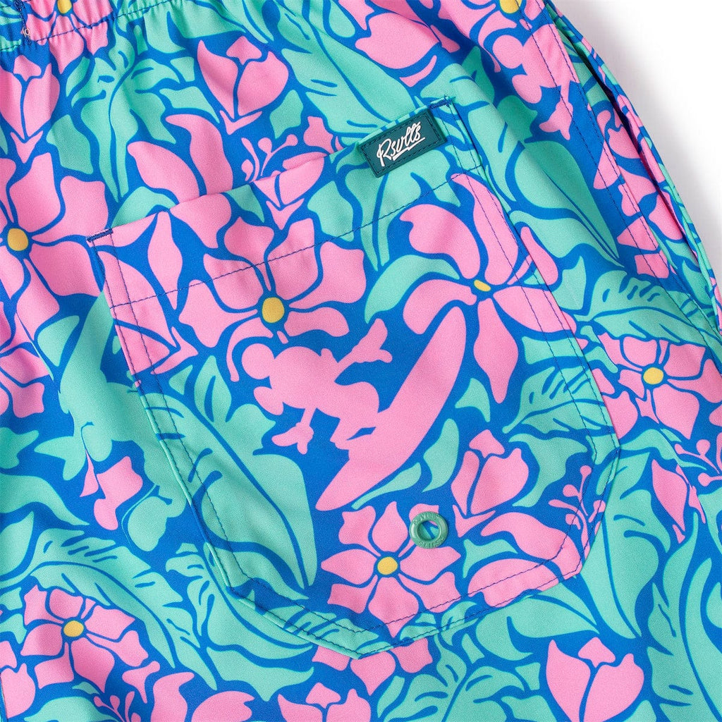 RSVLTS Mickey's Tropical Adventure Hybrid Shorts in Blue — detail 5