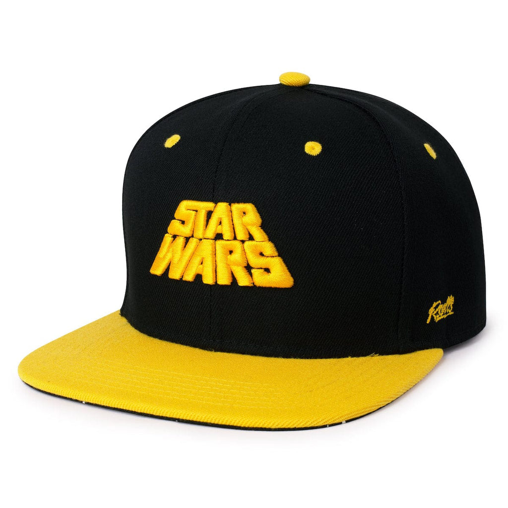 RSVLTS Far, Far Away Snapback Hat in Black — front view