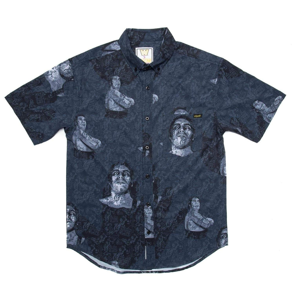 RSVLTS The 8th Wonder KUNUFLEX Short Sleeve Shirt in Gray — detail 2