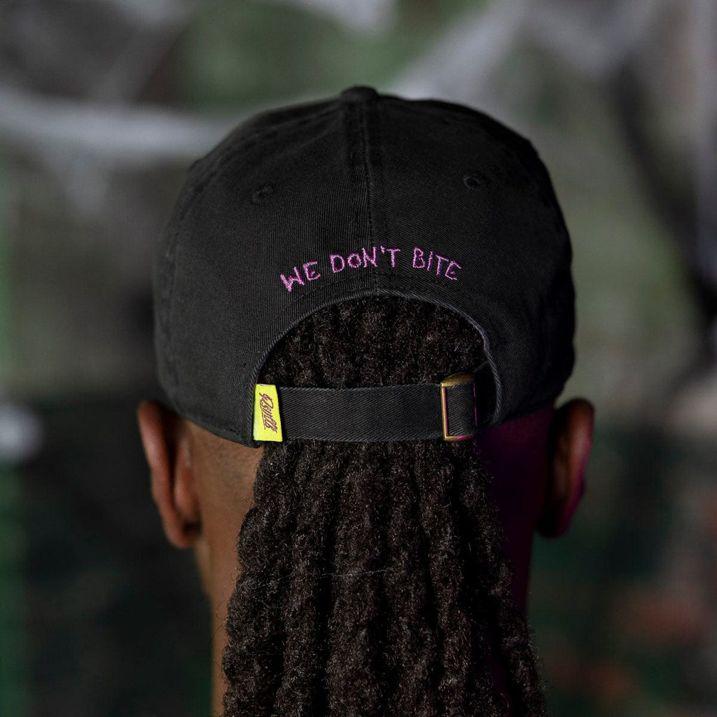 RSVLTS We Don't Bite Dad Hat in Black — detail 4
