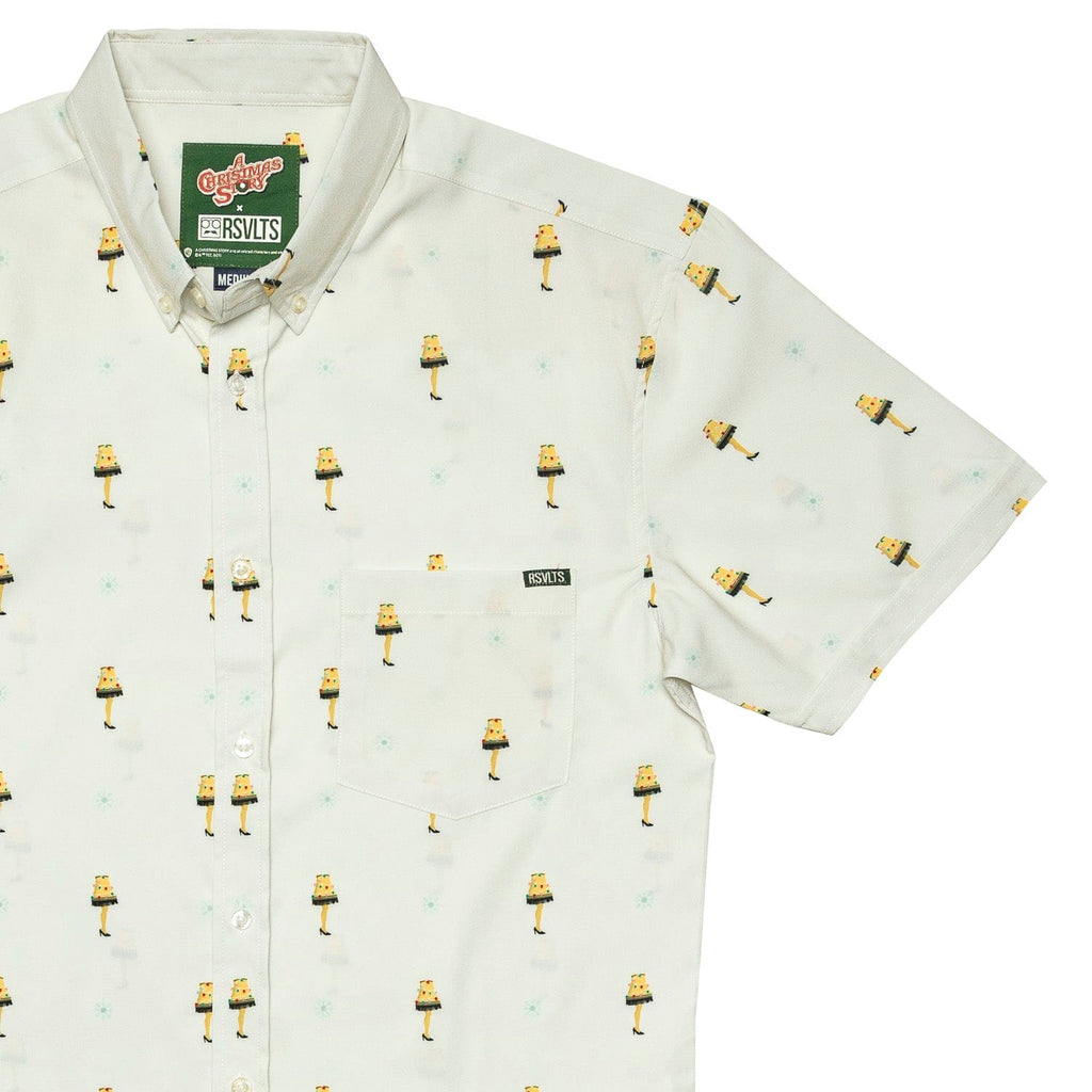 RSVLTS Fra Gee Lay KUNUFLEX Short Sleeve Shirt in Blue — detail 2