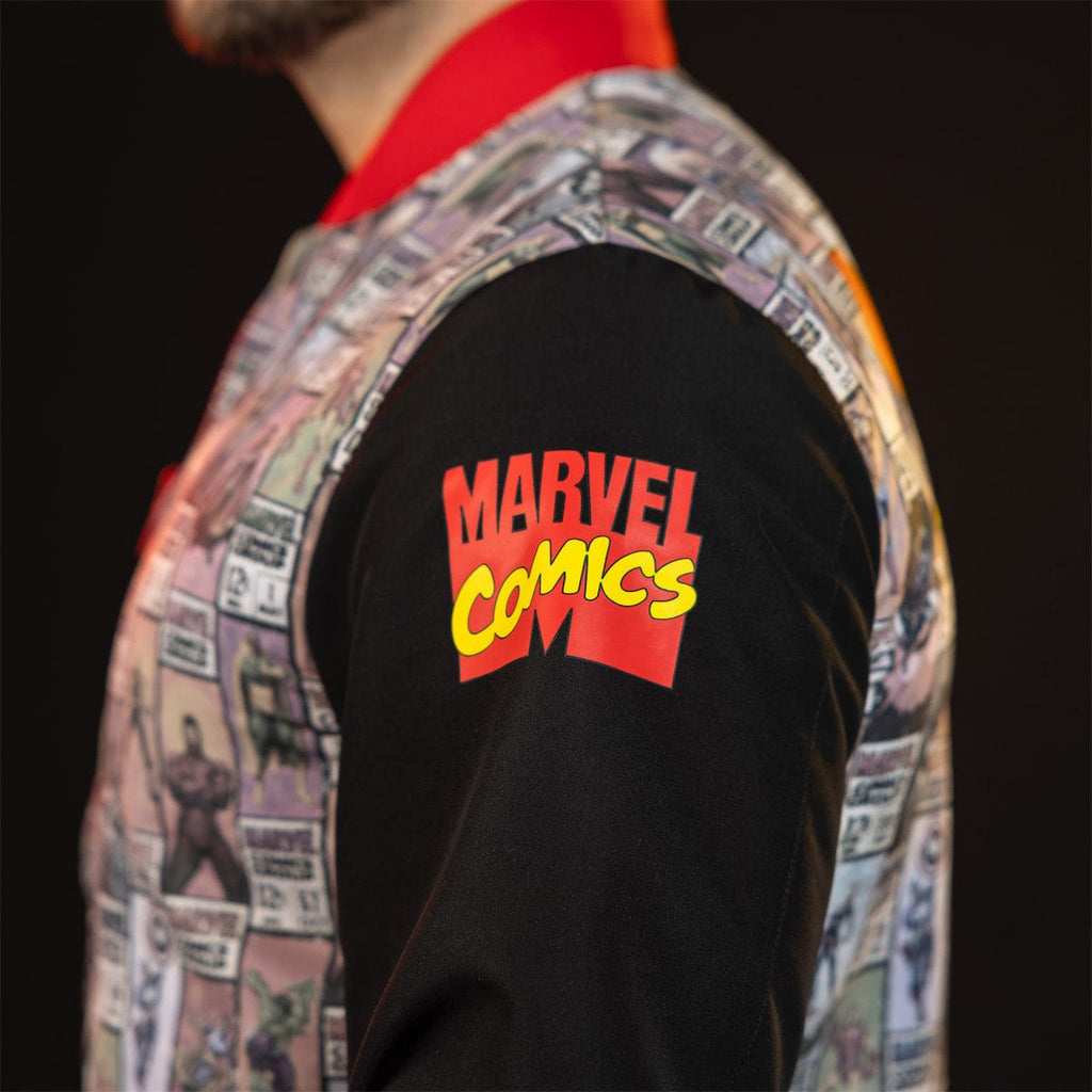 RSVLTS Est. 1939 Reversible Bomber Jacket in Black — detail 7