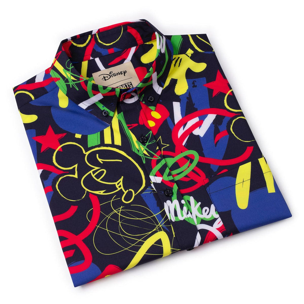 RSVLTS Outside the Lines KUNUFLEX Short Sleeve Shirt in Multicolor — detail 11