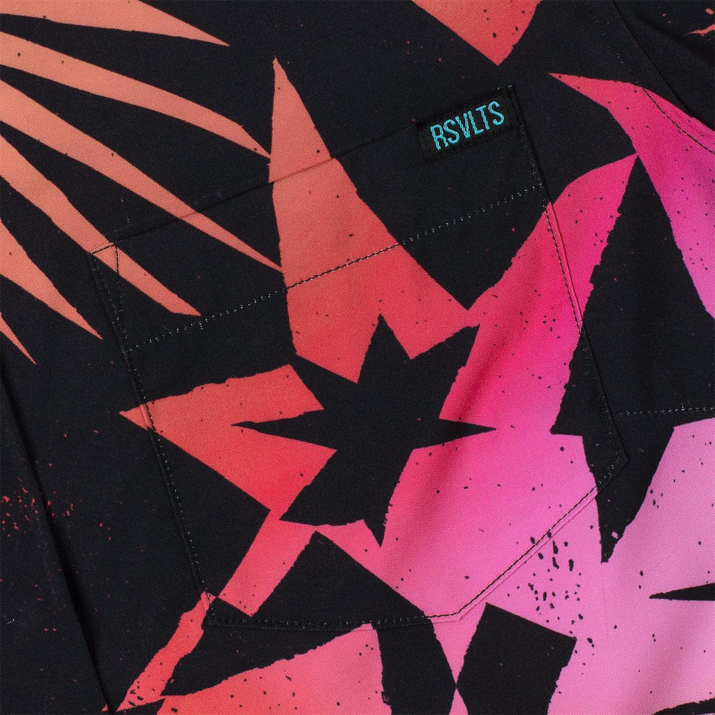 RSVLTS Cut It Out Women's KUNUFLEX Short Sleeve Shirt in Black — detail 6