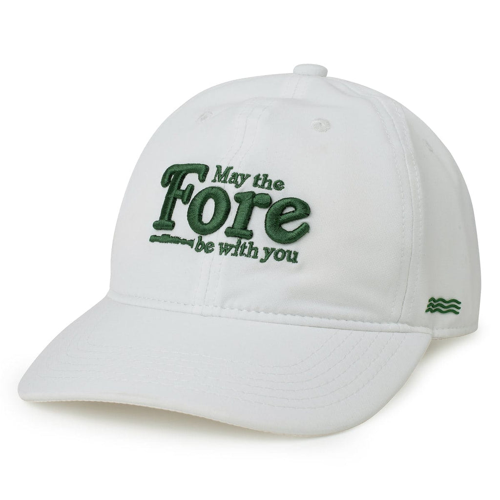 RSVLTS May the Fore Be With You Performance Hat in White — front view