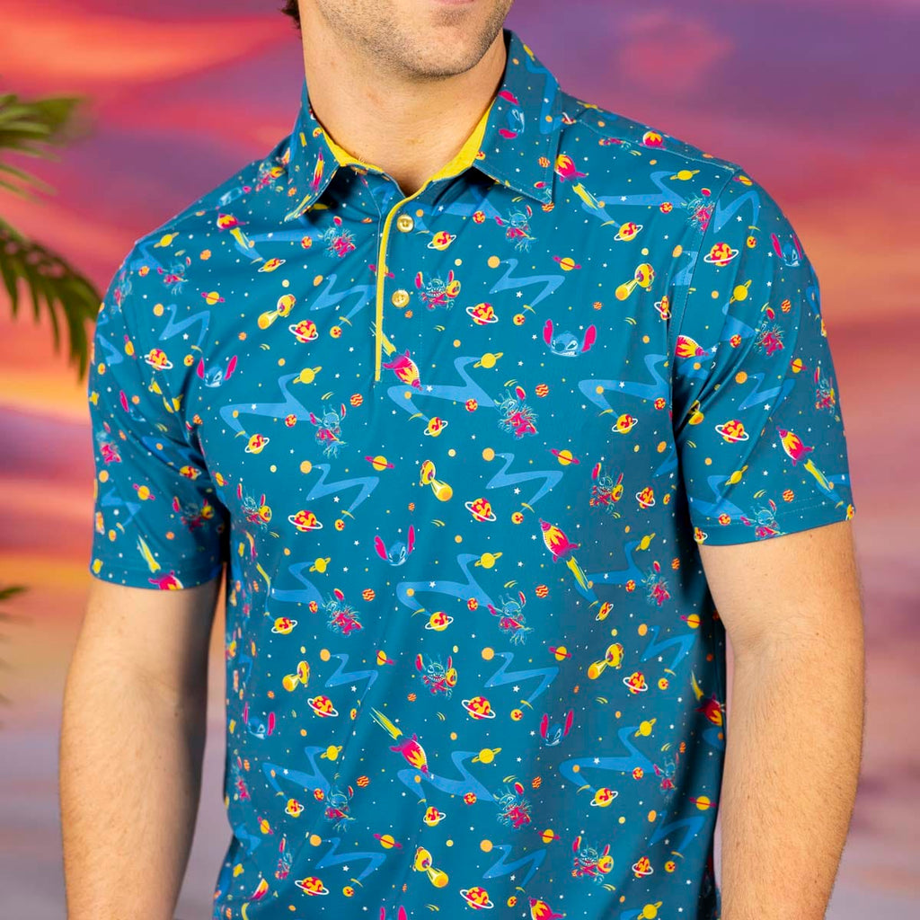RSVLTS Deep (Space) Trouble All-Day Polo in Blue — detail 8