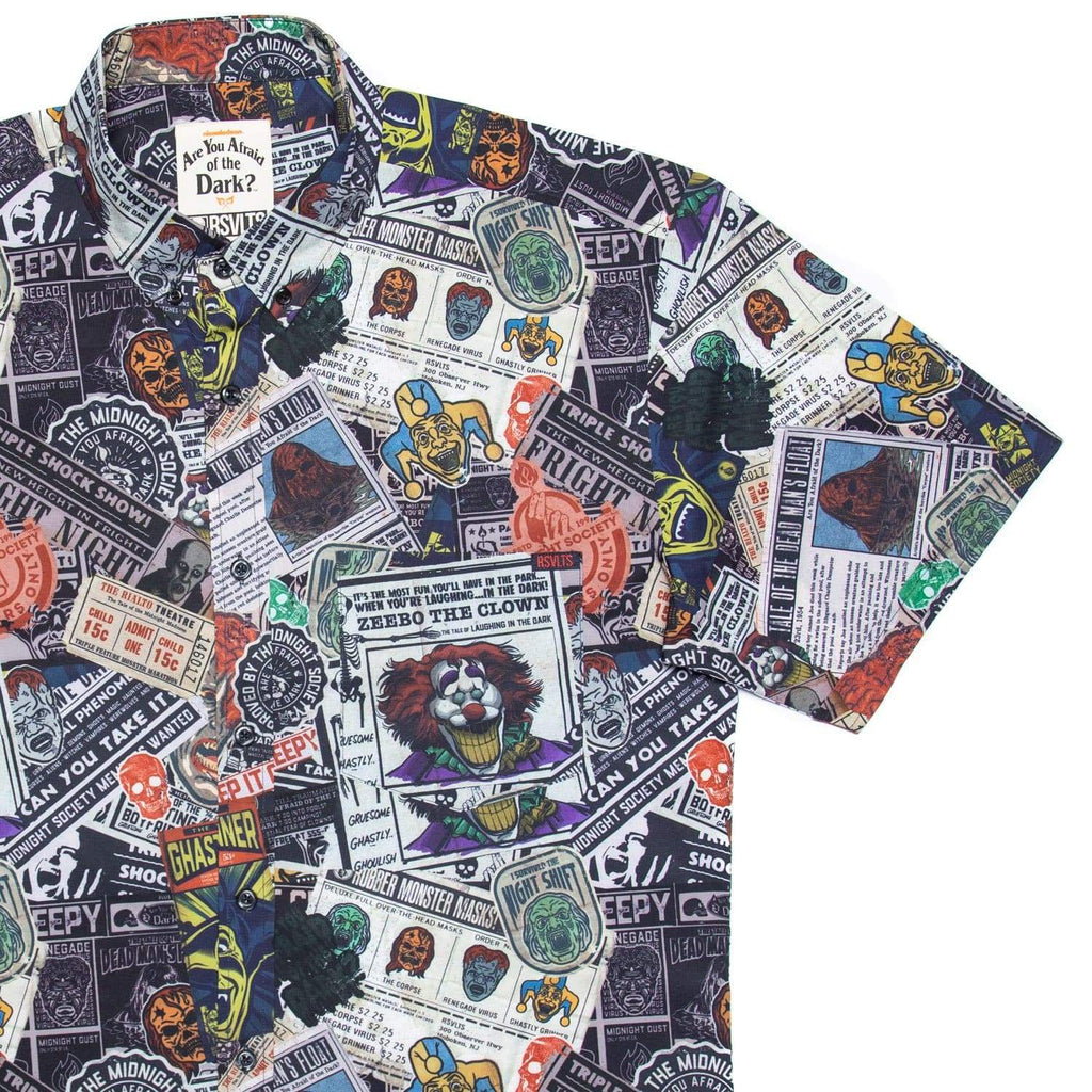 RSVLTS Clippings KUNUFLEX Short Sleeve Shirt in Gray — front view