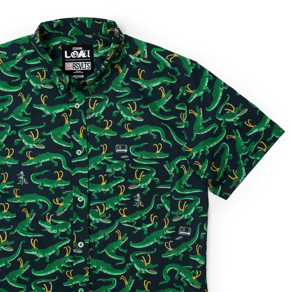 RSVLTS The Nexus Event KUNUFLEX Short Sleeve Shirt — front view