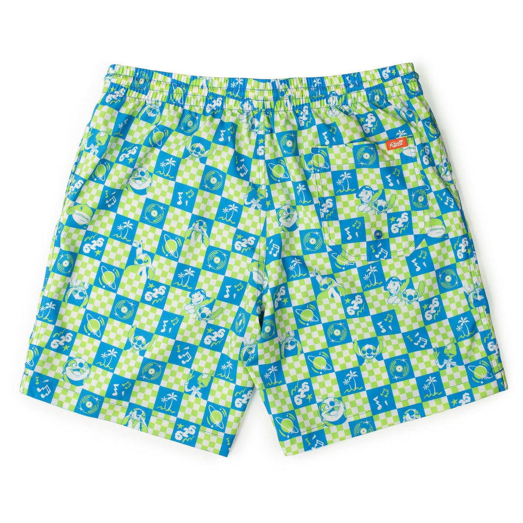 RSVLTS Galactic Groovin' Hybrid Shorts in Green — detail 6