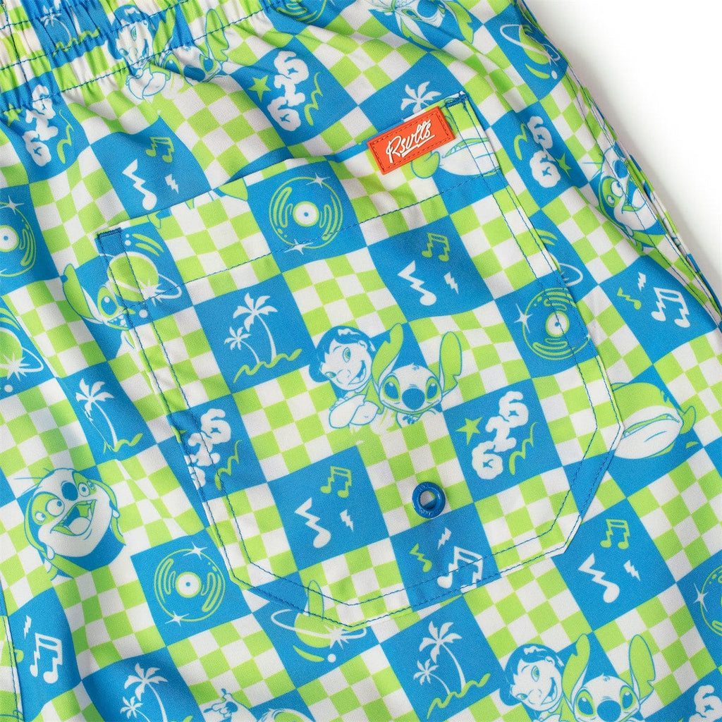 RSVLTS Galactic Groovin' Hybrid Shorts in Green — detail 4