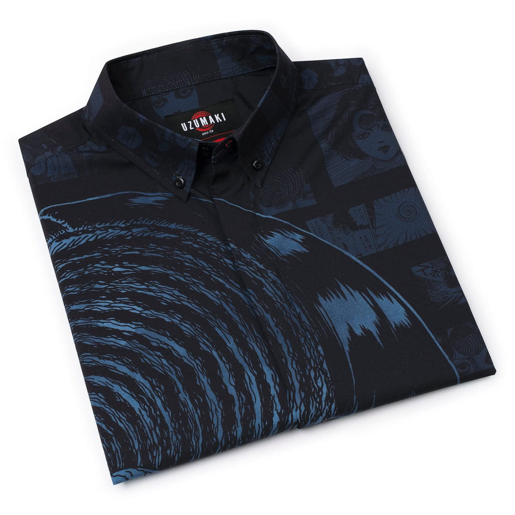 RSVLTS Irresistible Pull KUNUFLEX Short Sleeve Shirt in Black — detail 9
