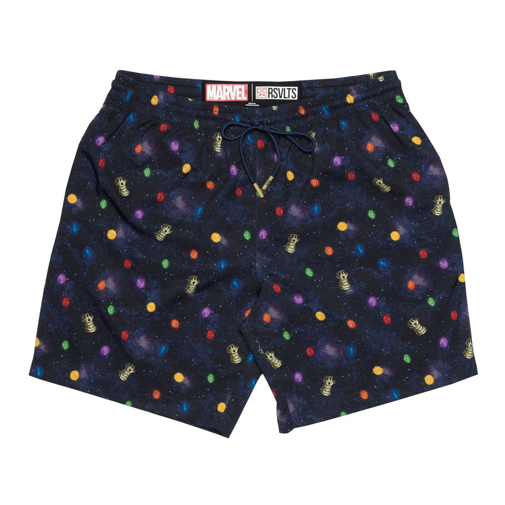 RSVLTS Perfectly Balanced Hybrid Shorts in Blue — front view