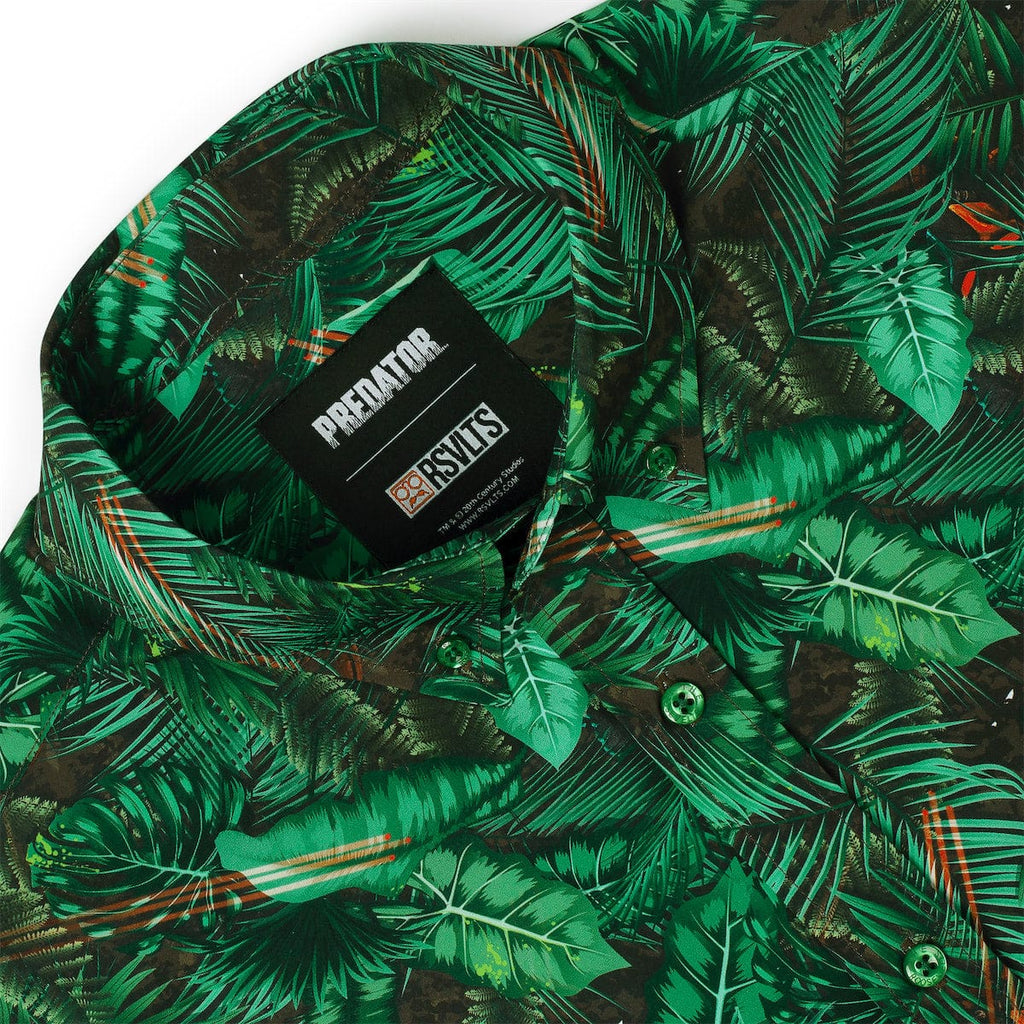 RSVLTS I See You KUNUFLEX Short Sleeve Shirt in Green — detail 6