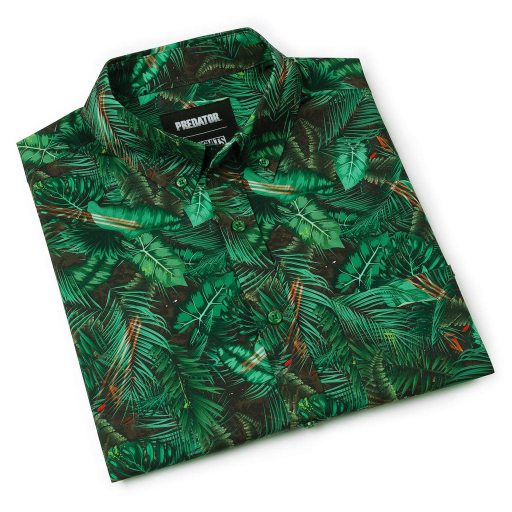 RSVLTS I See You KUNUFLEX Short Sleeve Shirt in Green — detail 8