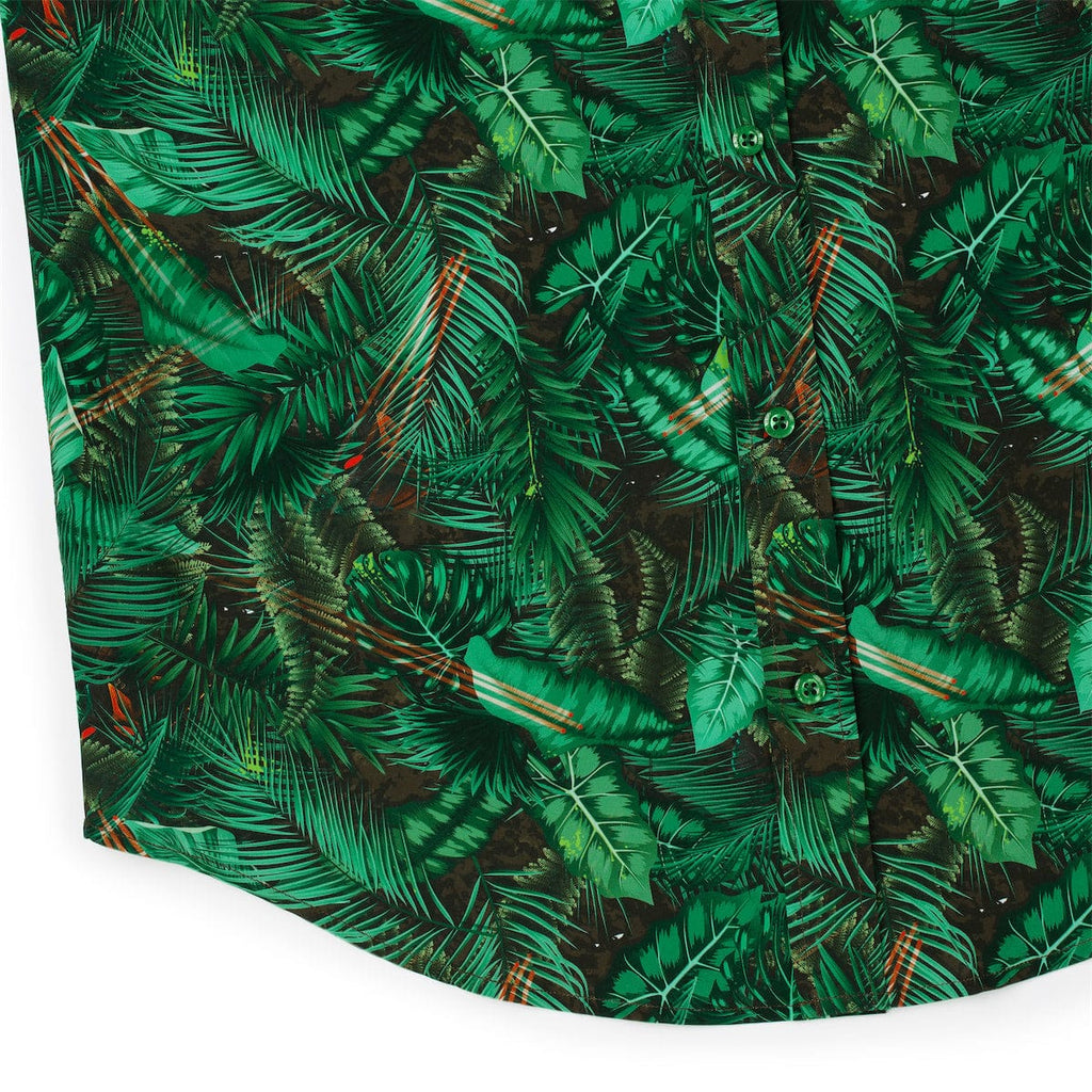RSVLTS I See You KUNUFLEX Short Sleeve Shirt in Green — detail 7