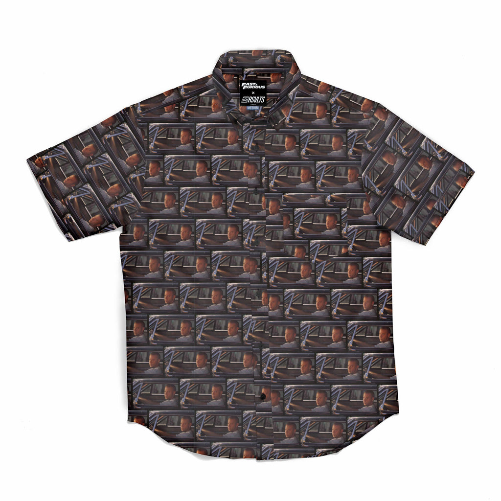 RSVLTS 10-Second Shirt KUNUFLEX Short Sleeve Shirt in Gray — detail 2