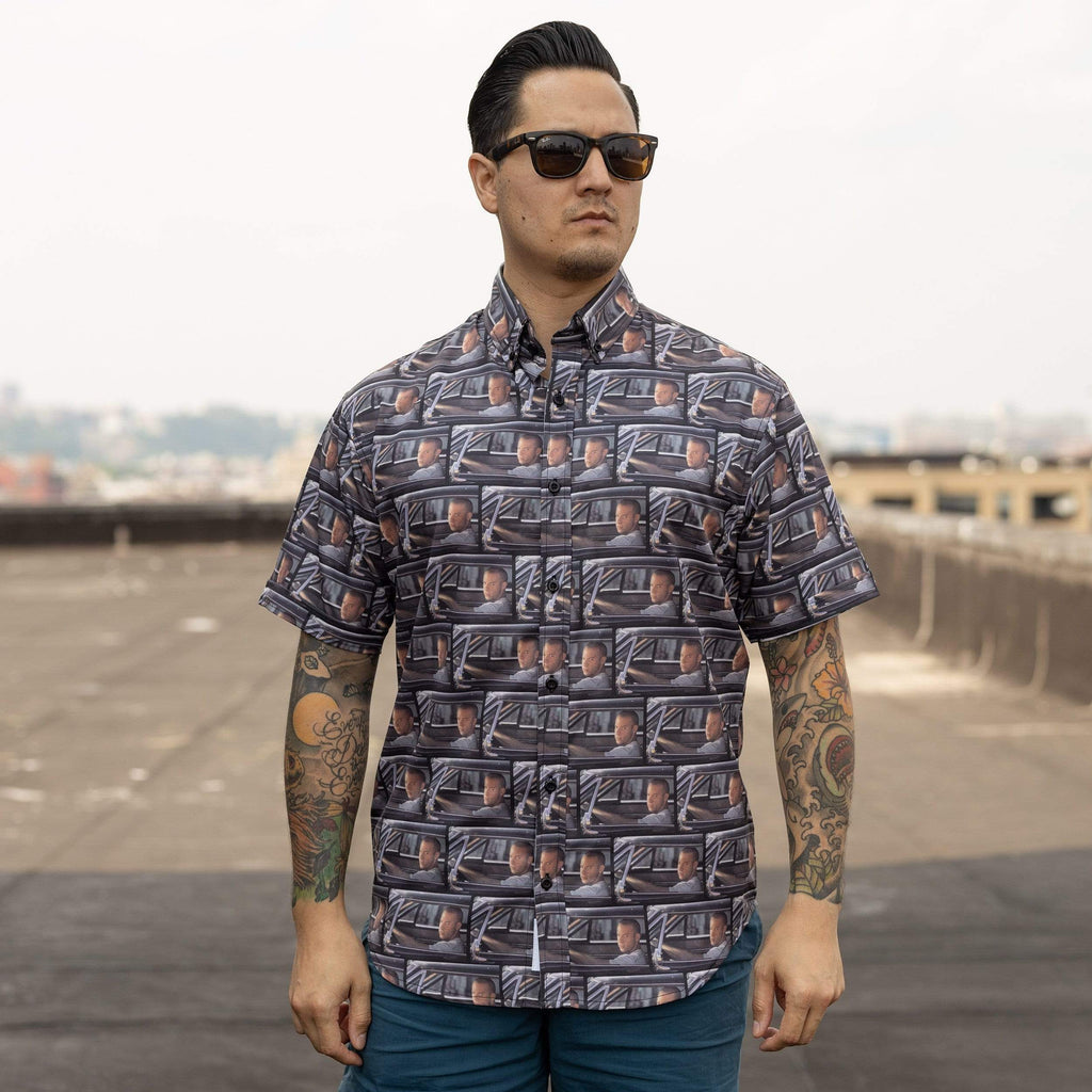 RSVLTS 10-Second Shirt KUNUFLEX Short Sleeve Shirt in Gray — detail 6
